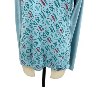 Patagonia Capilene Midweight Crewneck Top IceFall Big Sky Blue Size‎ Medium thumbnail 5