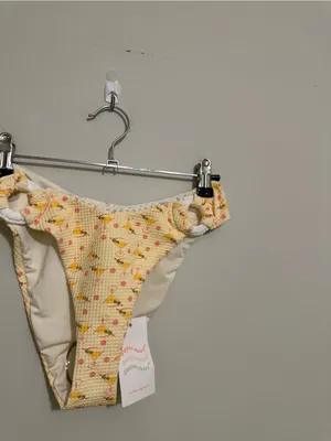 Dippin Daisy’s Lotus Bandeau Top and Taya Cheeky Bottom in Martini Yellow - NWT thumbnail 11