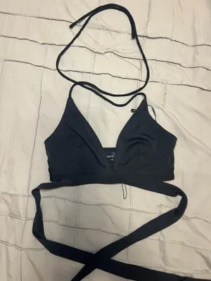 NWOT White Fox Wrap Top thumbnail 1