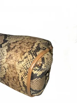 Coach Madison Phoebe 2 Tone Python Embossed Shoulder Bag w. 2 tags  Gold+ 2014 thumbnail 11