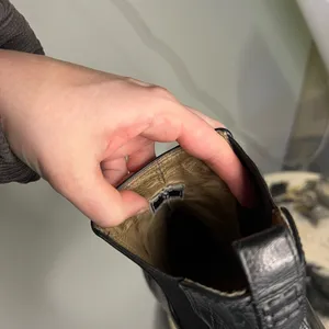 Frye Black Leather Chelsea Ankle Boots Block Heel thumbnail 14