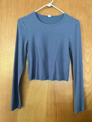 Blue Yogalicious Activewear Long Sleeve  thumbnail 1