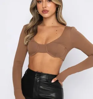 White Fox Crop Top thumbnail 1