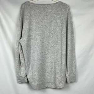 Juicy Couture Gray Keyhole Lightweight Sweatshirt Large thumbnail 2