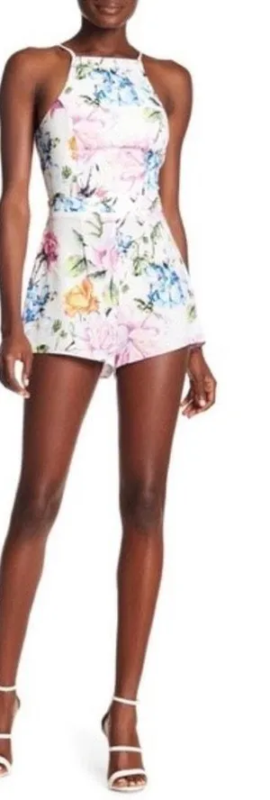 Show Me Your Mumu Afton Tie Back Floral Romper thumbnail 1