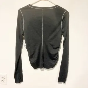 Free People FP Movement Grey Right‎ On Run Long Sleeve Top NEW thumbnail 7