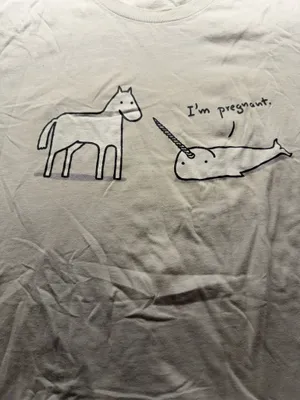 Funny Tee White Size M thumbnail 2