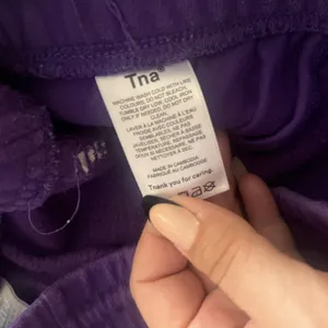 Artizia Small TNA CozyAF Fleece Purple Sweat Shorts thumbnail 5