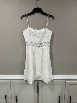 NWT Papermoon White Lace Dress thumbnail 2