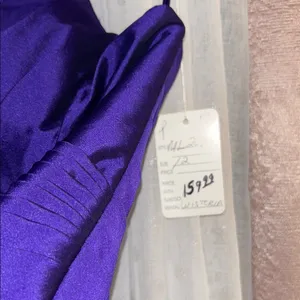 NWT Angelina Faccenda Size 12 Violet Halter Style Dress thumbnail 8
