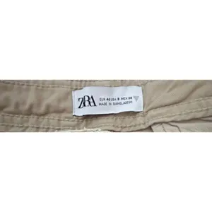ZARA‎ Women's Size 8 Khaki Cargo Pants Utility Pockets Mid Rise Straight Leg thumbnail 6