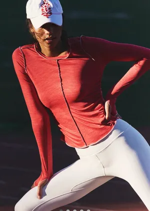 Free People Right On Run Long Sleeve Layer thumbnail 1