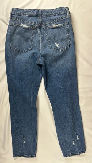 Abercrombie Curve Love High Rise Mom Jeans 29 8R Distressed thumbnail 9