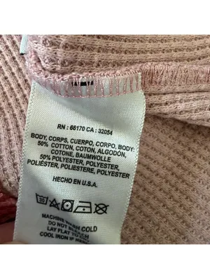 Anthropologie t. La Slouchy 90s Retro Tie Dye Waffle Knit Long Sleeve size small thumbnail 5