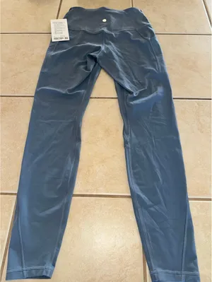 Lululemon Align With Pockets High Rise 28” Steel Blue Size 8 NWT thumbnail 2