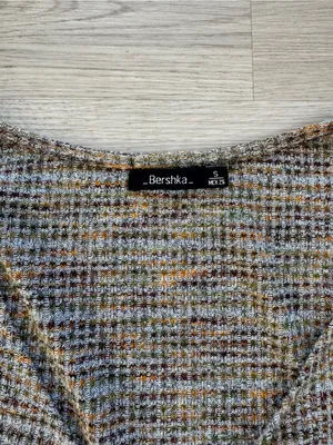 Bershka Multicolor Knit Twist-Front Long Sleeve Top thumbnail 2