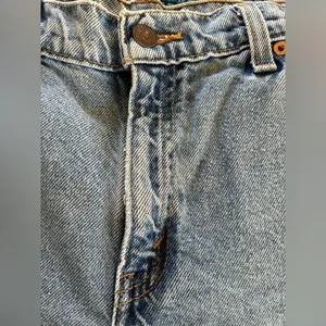 VTG Levi’s 941 Orange Tab High Waisted Denim Shorts Sz 8 Reg Fit Cut Offs thumbnail 6