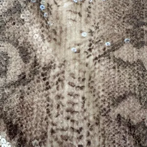 Princess Polly Chrissie sequin silver snake print mini skirt with fringe detail thumbnail 4