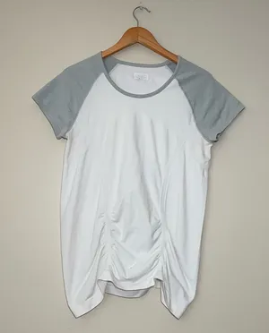 Athleta Fastest Track Color Block Tee thumbnail 1