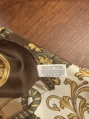 Fancy Scarf Made In Italy 1970s thumbnail 8