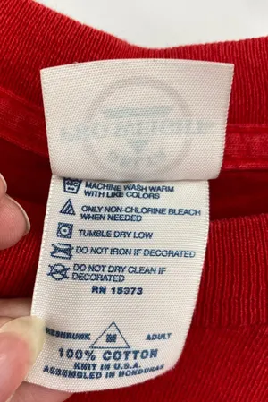 Y2k Vintage Disney Mickey Mouse & Friends T-Shirt Red Cotton Womens Size Medium thumbnail 7
