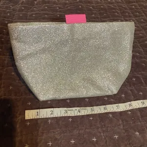 NWOT Glitter Bath and Body Works toiletry makeup travel bag Clutch thumbnail 2