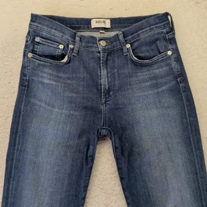 AGOLDE Sophie High Rise Skinny Jeans Dark Wash Raw‎ Hem A018-3005 Womens 27 thumbnail 6