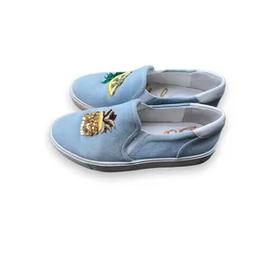 Sam Edelman Evelin Denim Canvas Fruit Print Shoes Size 5.5 thumbnail 4