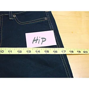 Just USA Womens Blue Dark Wash Pockets Stretch Denim Flared Jeans Size 7 PS213 thumbnail 7