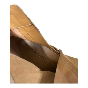 Gianni Bini wedge brown leather strappy wedge boots Size 12M thumbnail 10