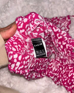 SheIn Pink leopard print halter top thumbnail 7