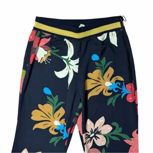 Farm Rio x Anthropologie Floral Calla Flared Pants Womens XS thumbnail 3