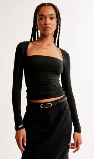 Abercrombie Ava Long Sleeve Top thumbnail 1