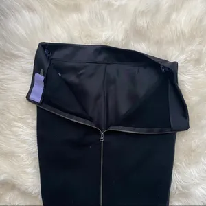 💜Vera Wang💜Lavender Label Black Pencil Skirt with Back Zipper and Pocket thumbnail 8