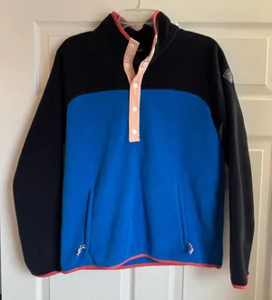 Burton Fleece Pullover Snap Button High Neck Women’s Size Medium thumbnail 1