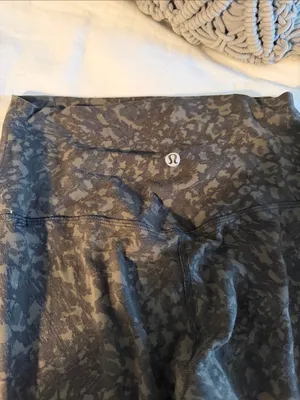 lululemon athletica Black Patterned Leggings thumbnail 2