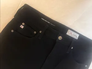 Agolde Women's Black Bootcut Jeans with Frayed Hem thumbnail 3