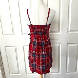 Urban Outfitters red Amanda belted wrap dress thumbnail 8