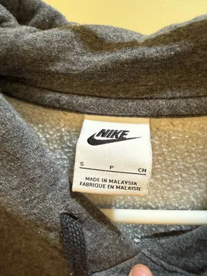 Grey Nike Hoodie thumbnail 4