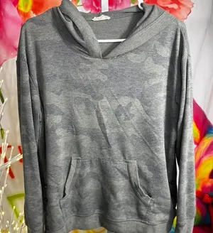H87. Jane and Delancey - Grey camo hoodie thumbnail 1