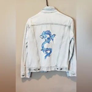 Levi's Light Blue Denim Jacket thumbnail 2