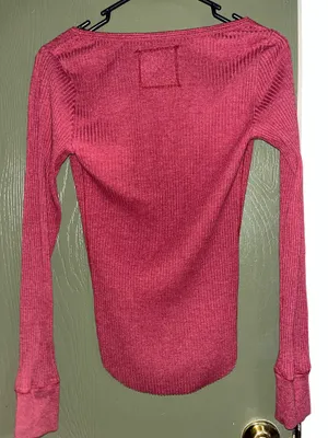 Ribbed Aerie Top Long Sleeve thumbnail 3