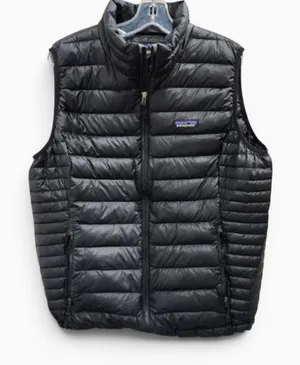 Patagonia Womens XL Down Sweater Vest Black 800 Fill Puffer Packable FA16 thumbnail 1