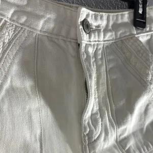 Free People Sweet Surrender White Jean Shorts thumbnail 6