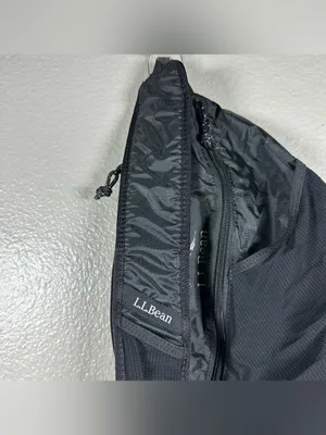 L.L.Bean Black Stowaway Packable Sling thumbnail 5