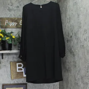 NWT Tommy Hilfiger Womens Plus Scuba Crepe Cocktail and Party Dress Black 20W thumbnail 4