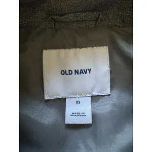 Old Navy Women‎ Size XS Quilted Puffer Vest Sleeveless Full Zip Jacket Gold Zip thumbnail 3