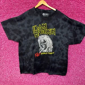 Iron maiden Killers Tour tiedye T-shirt size XL thumbnail 1