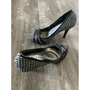 APT 9 Plaid stiletto With Patent Leather‎ shoes S-98 thumbnail 5