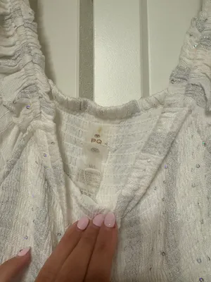 White PQ Maxi Dress Size M thumbnail 3
